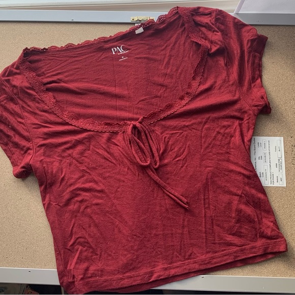 Pacsun Crop Top Lace - Picture 1 of 2